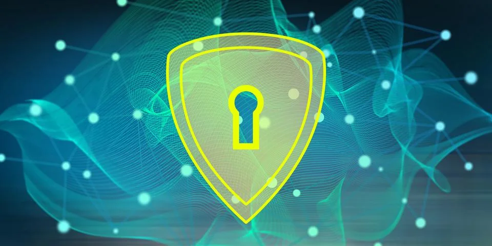 Concept of data security Stock Illustration