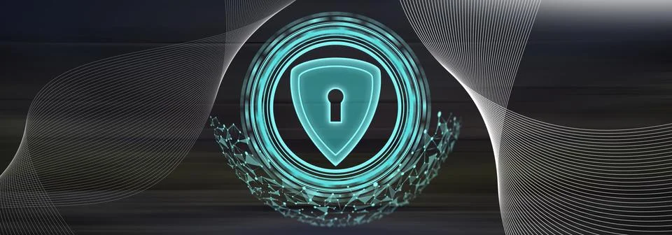Concept of data security Stock Illustration