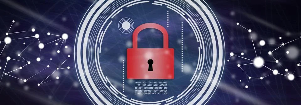Concept of data security Stockillustratie