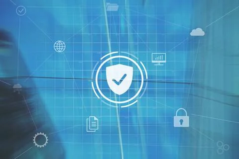 Concept Data Security. Security of personal data and information Stock Photos