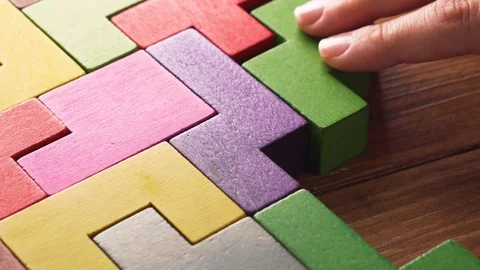 Concept of decision making process, logical thinking. Stock Footage 97598224