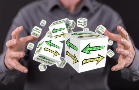 Concept of decision 스톡 사진