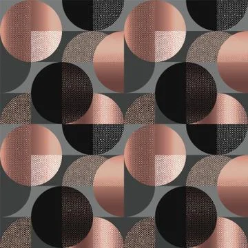 Concept decorative geometric seamless pattern Illustrazione stock