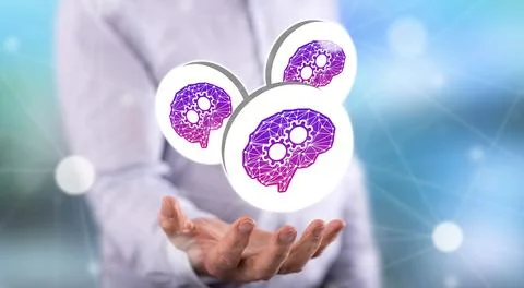 Concept of deep learning Фото