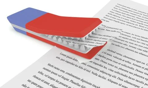 Concept of delete Stockillustratie