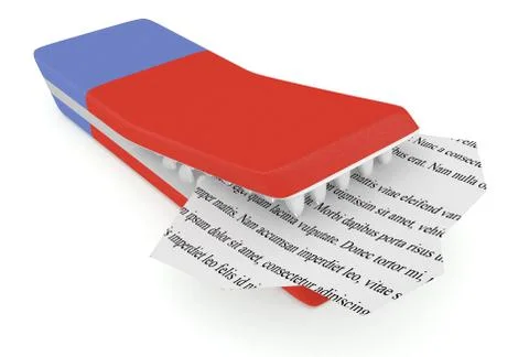 Concept of delete Stockillustratie