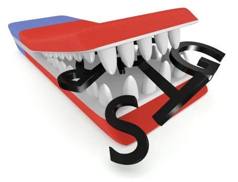 Concept of delete Stock Illustration