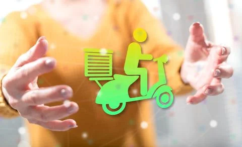 Concept of delivery Foto stock