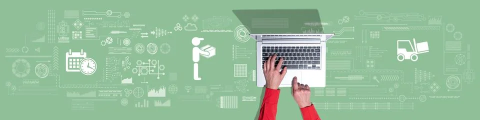 Concept of delivery Stock Photos
