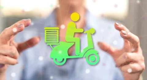 Concept of delivery Stock Photos