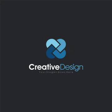 Concept Design 4 Icon logo Concept Creative Design 스톡 일러스트