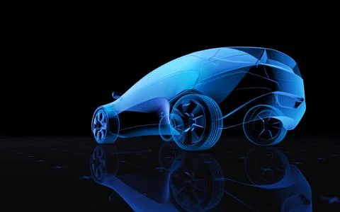 Concept design car Stock Illustration