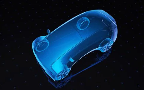 Concept design car Stock Illustration