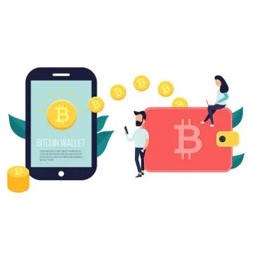 Concept design of cryptocurrency technology Stock Illustration
