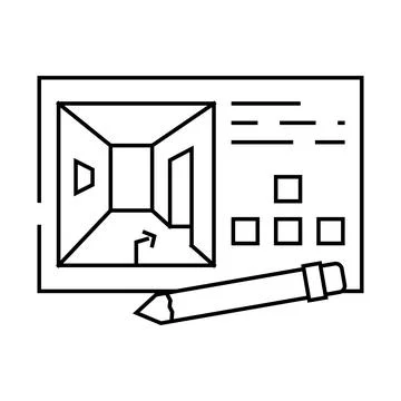 Concept design game development line icon vector illustration 스톡 일러스트