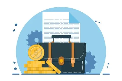 Concept Design Portfolio Stock Illustration