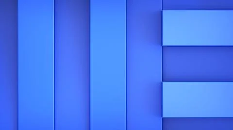 Concept design rectangular frames 3d illustration renderings Stockillustratie