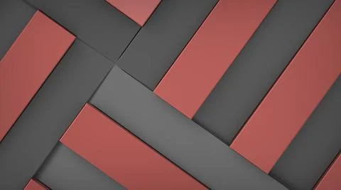 Concept design rectangular frames 3d illustration renderings Stock Illustration