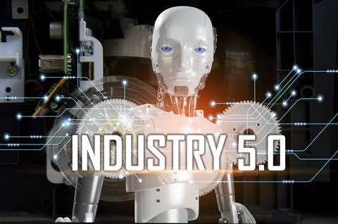 The concept of developing an artificial intelligence system that can intera.. Stock Photos