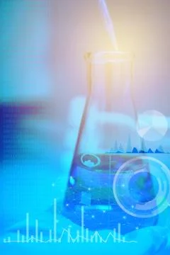 Concept for the development of analysis and diagnosis of a vaccine against vi Stock Photos