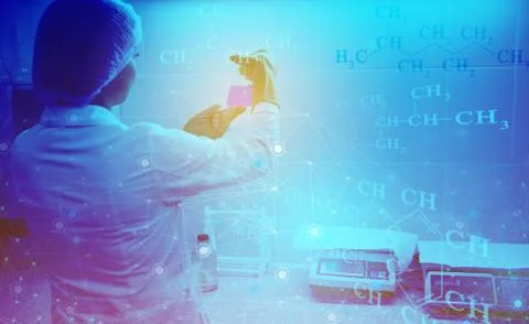 Concept for the development of analysis and diagnosis of a vaccine against Stock Photos
