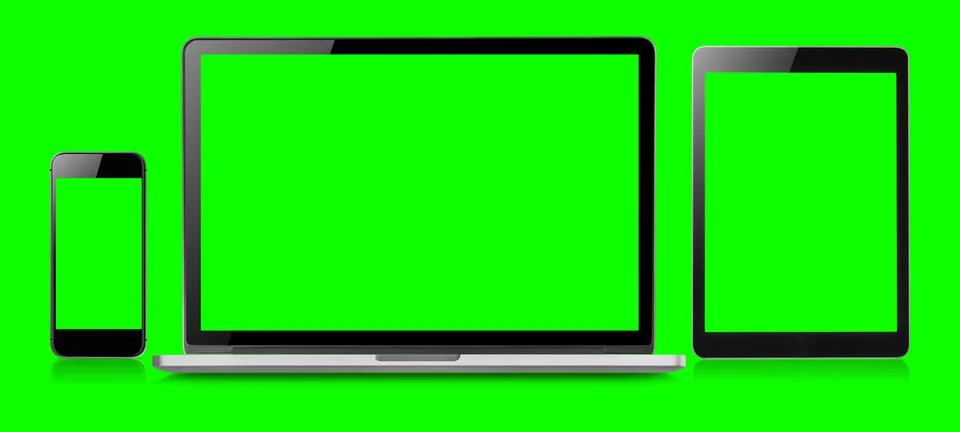 Concept device mockup. Foto stock