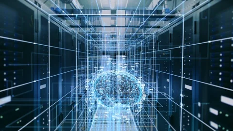 The Concept of Digital Brain: Abstraction of Functional Artificial Intelligence  Video stock 90449479