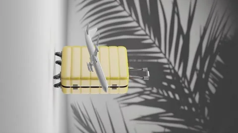 Concept of digital nomad remote working cowering space during holiday Stock Footage 258420224