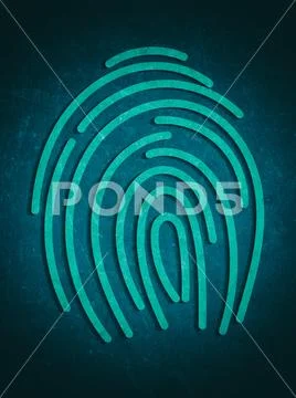 Concept of digital security Stock Illustration