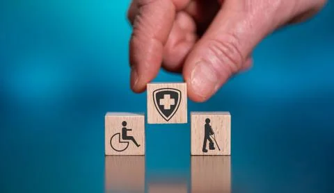 Concept of disability 写真素材