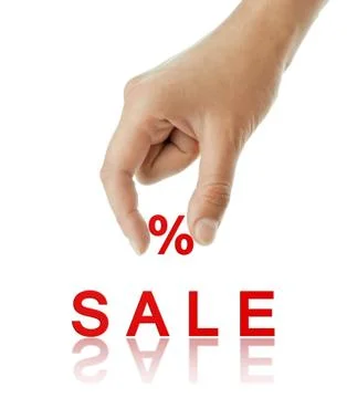 Concept of discount Stock Photos