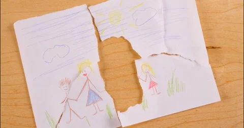 Concept of divorce. Stock Footage 117345826