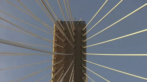 Concept dizziness, steel construction Stock Footage 61675202