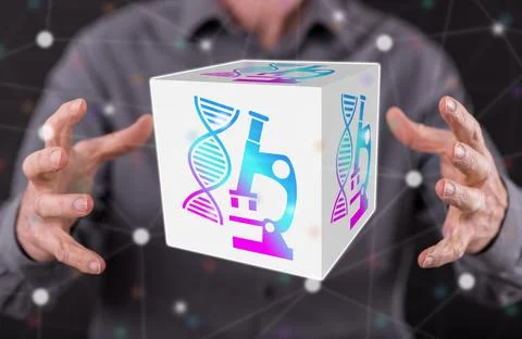 Concept of dna technology Stock-Fotos