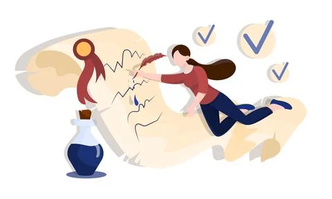 Concept of to do list Stockillustratie