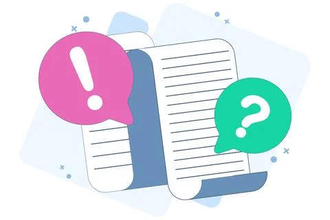 Concept Document file paper collaboration review comment 스톡 일러스트