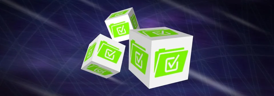 Concept of document validation Stock Illustration