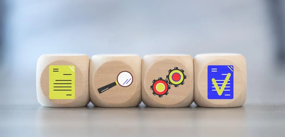 Concept of document validation Stock Photos