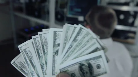 The concept of dollar collapse Stock Footage 87045864