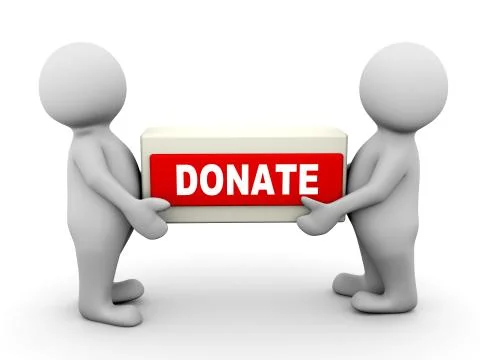 Concept of donation Stock Illustration