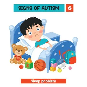 Concept Drawing of Autism Awareness Stock Illustration