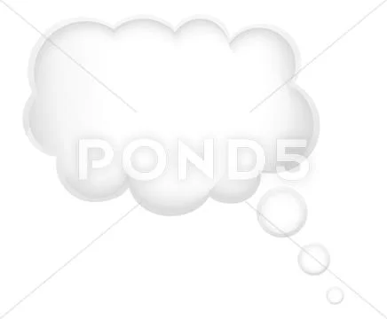 Concept of a dream in the cloud illustration Stock Illustration