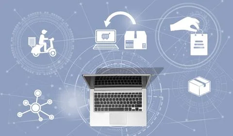 Concept of dropshipping Stock-Fotos