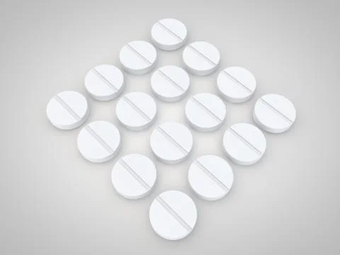 The concept of a drug on a white background Stock Illustration