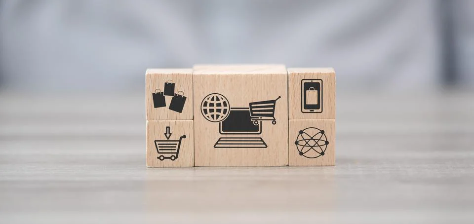 Concept of e-commerce Foto stock