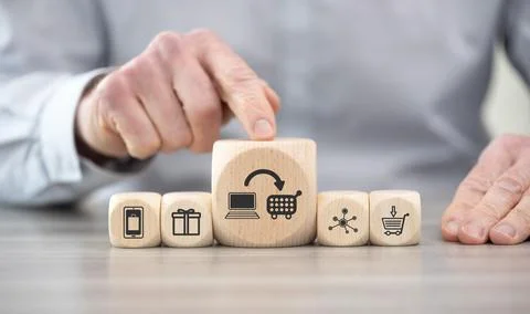 Concept of e-commerce Stock-Fotos