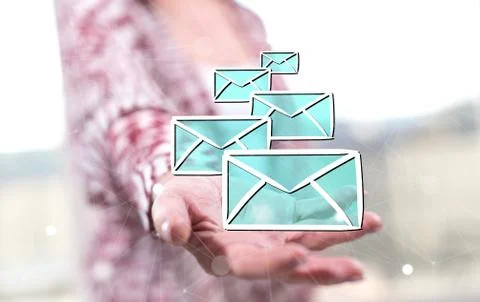 Concept of e-mail Stock-Fotos