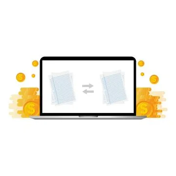 The concept of earning. Analytical document on the development of profit. V.. Stock Illustration