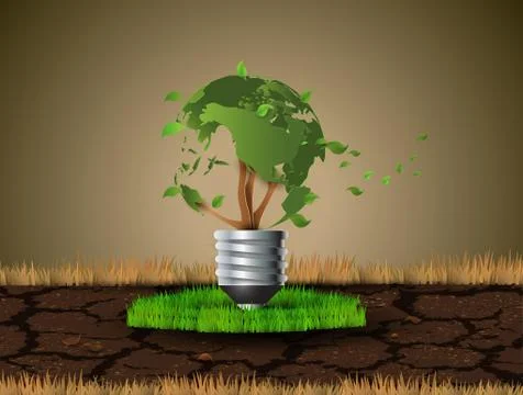 Concept of eco. Stock Illustration