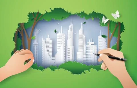Concept of eco Stock Illustration